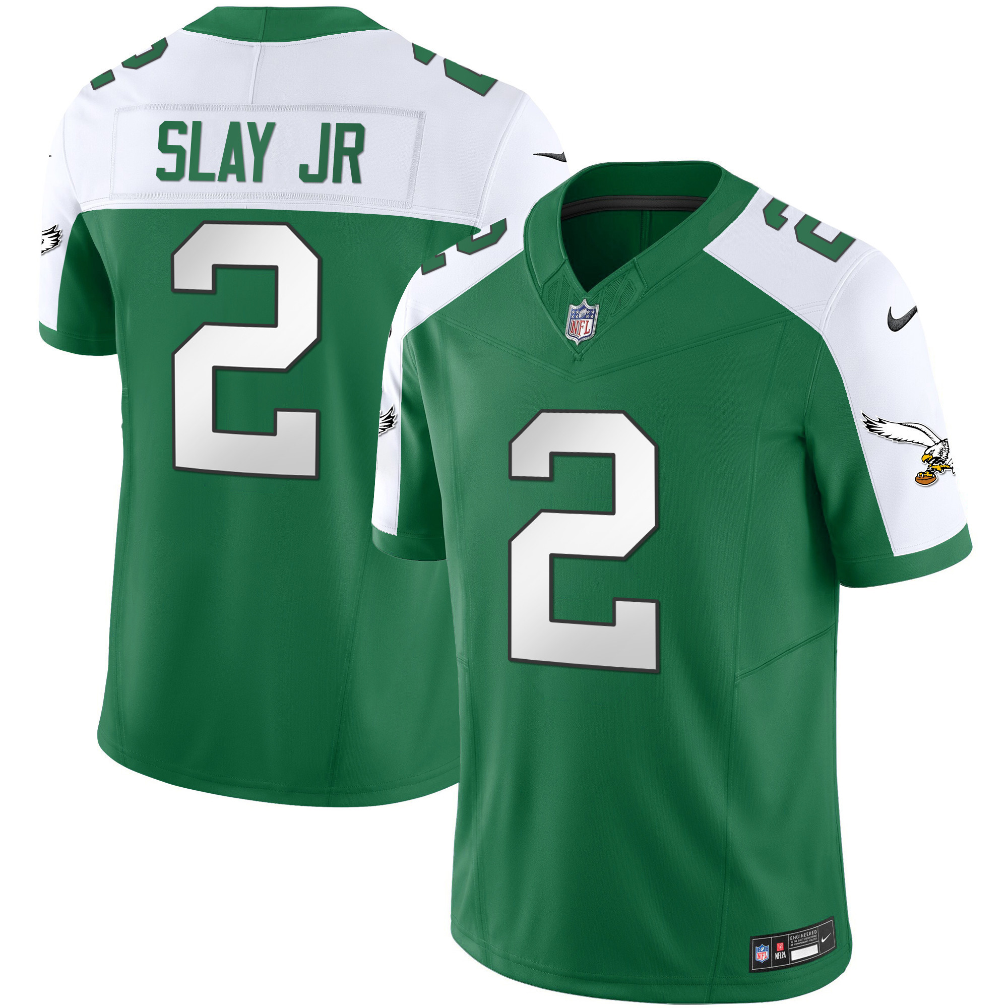 Darius Slay Jr. Men's Philadelphia Eagles Throwback Kelly Vapor Limited Alternate Jersey - All Stitched