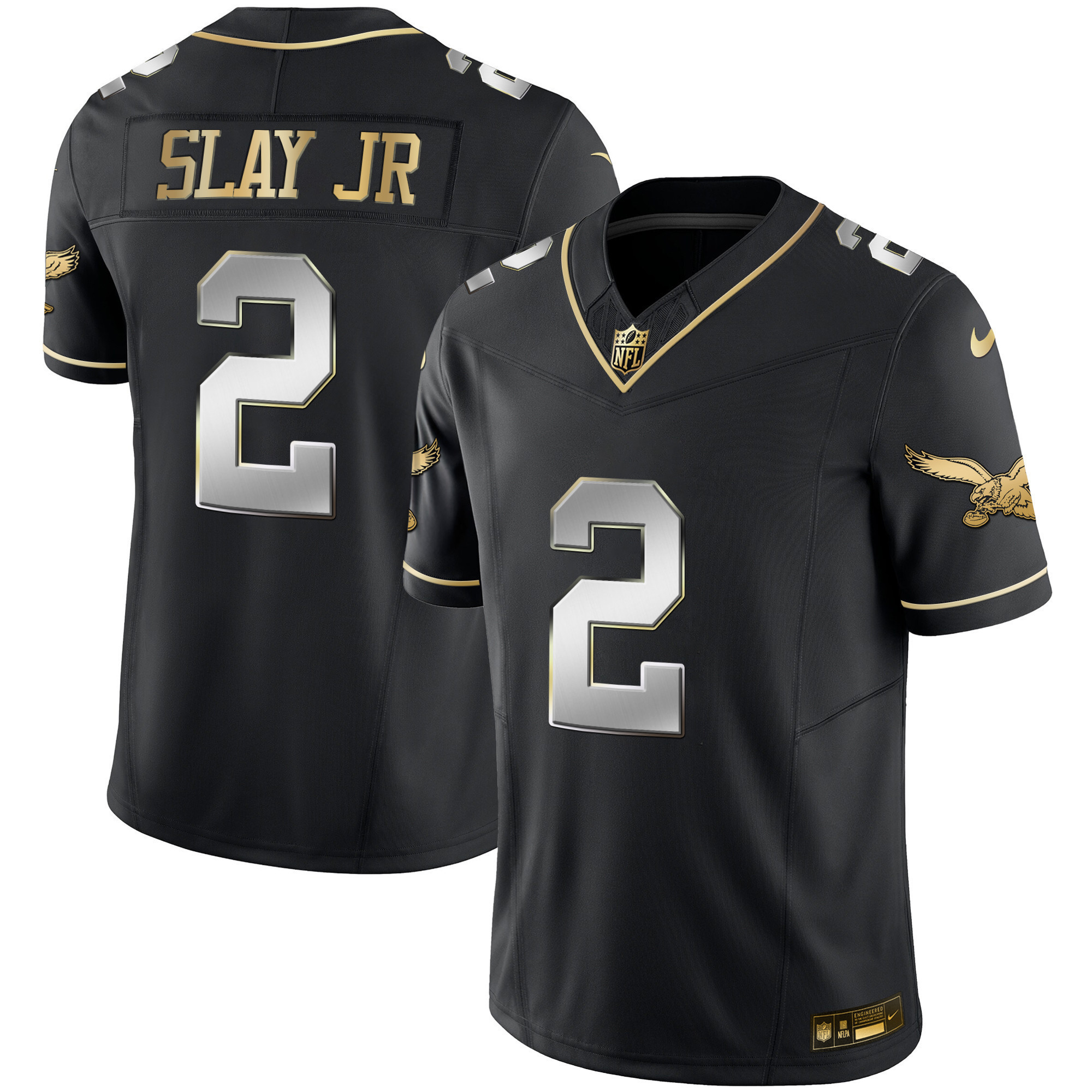 Darius Slay Jr. Men's Philadelphia Eagles Throwback Kelly Vapor Limited Black Limited Jersey - All Stitched