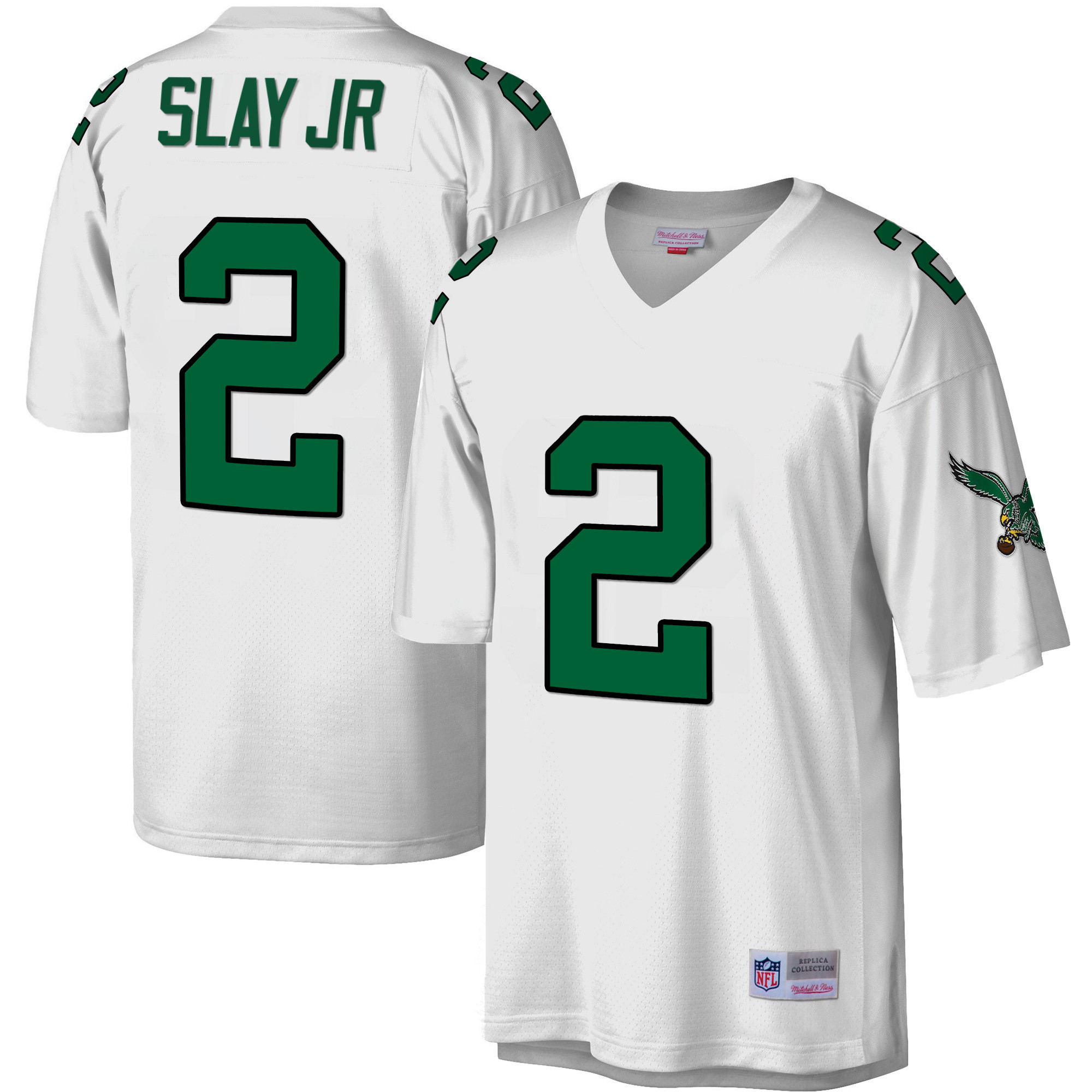 Darius Slay Jr. Philadelphia Eagles Big & Tall 1990 Legacy White Jersey - All Stitched