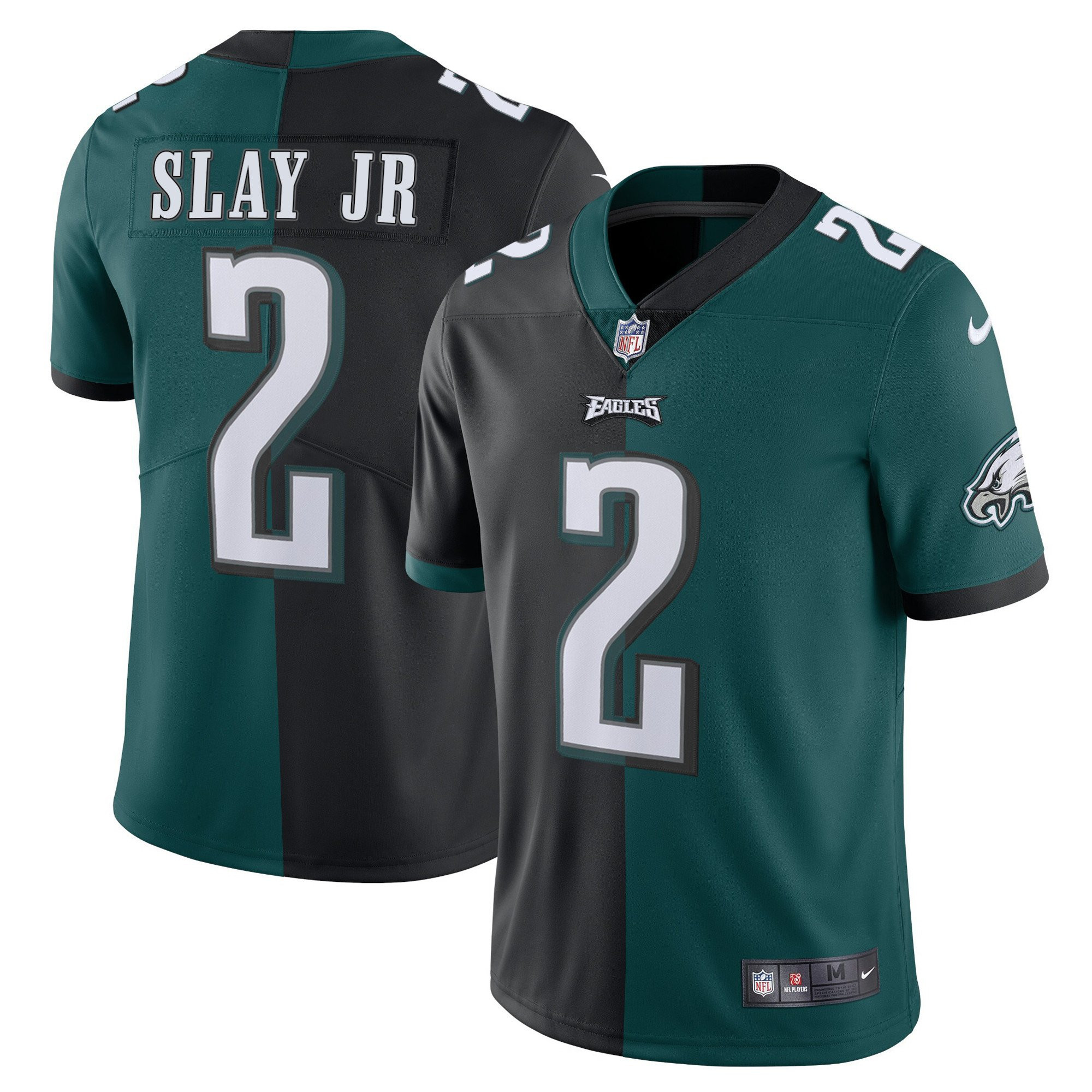 Darius Slay Jr. Philadelphia Eagles Split Black Green Vapor Limited Jersey - All Stitched