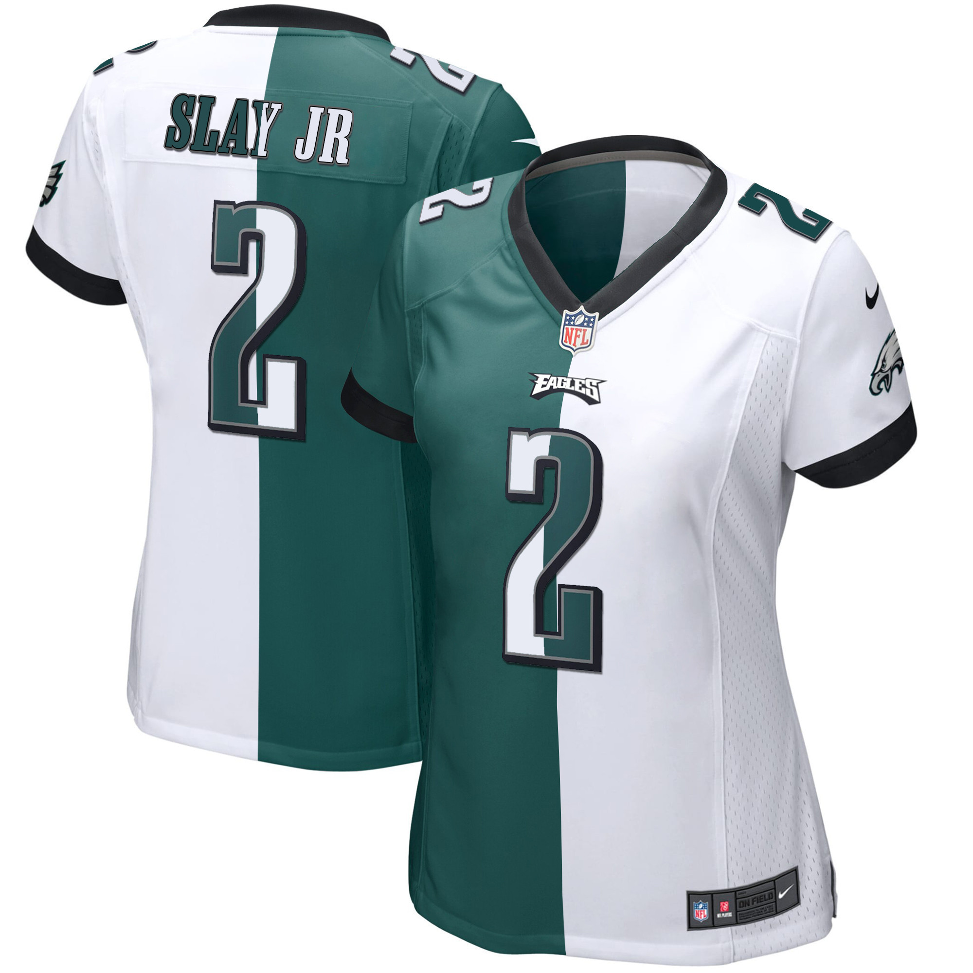 Darius Slay Jr. Women's Philadelphia Eagles Gold & Split Vapor Jersey - All Stitched