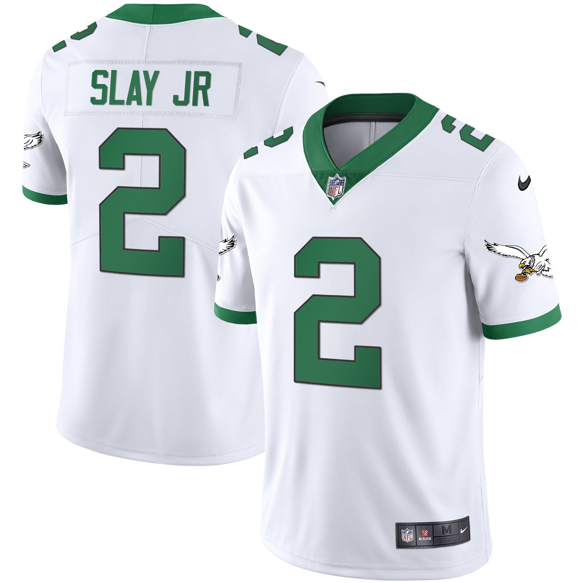 Darius Slay Jr. Youth's Philadelphia Eagles Kelly Green Gold Kelly White Jersey - All Stitched