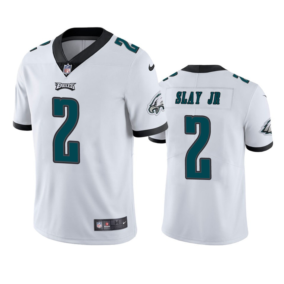 Darius Slay Jr 2 Philadelphia Eagles White Vapor Limited Stitched Jersey
