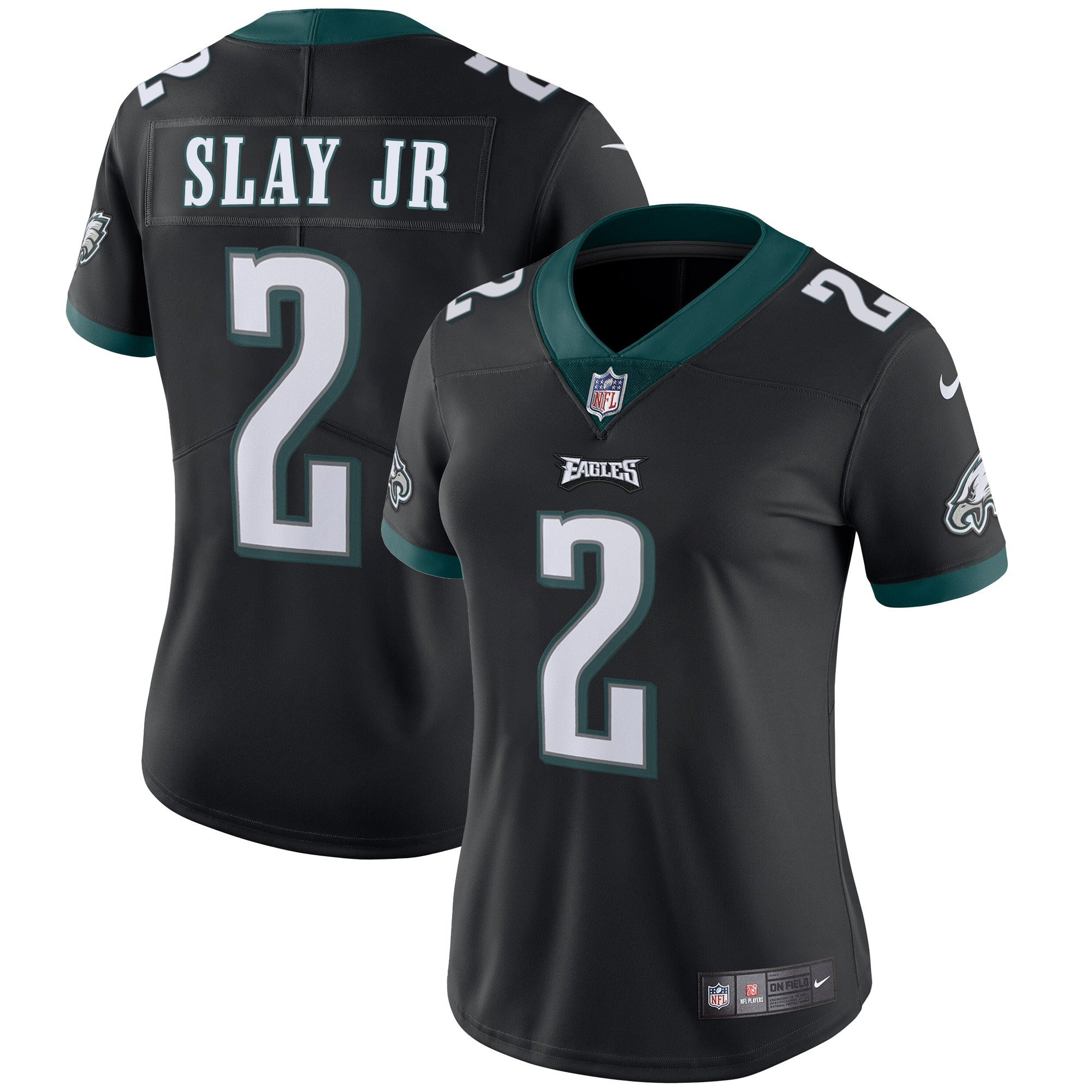 Darius Slay Jr Philadelphia Eagles Vapor Black Jersey - All Stitched