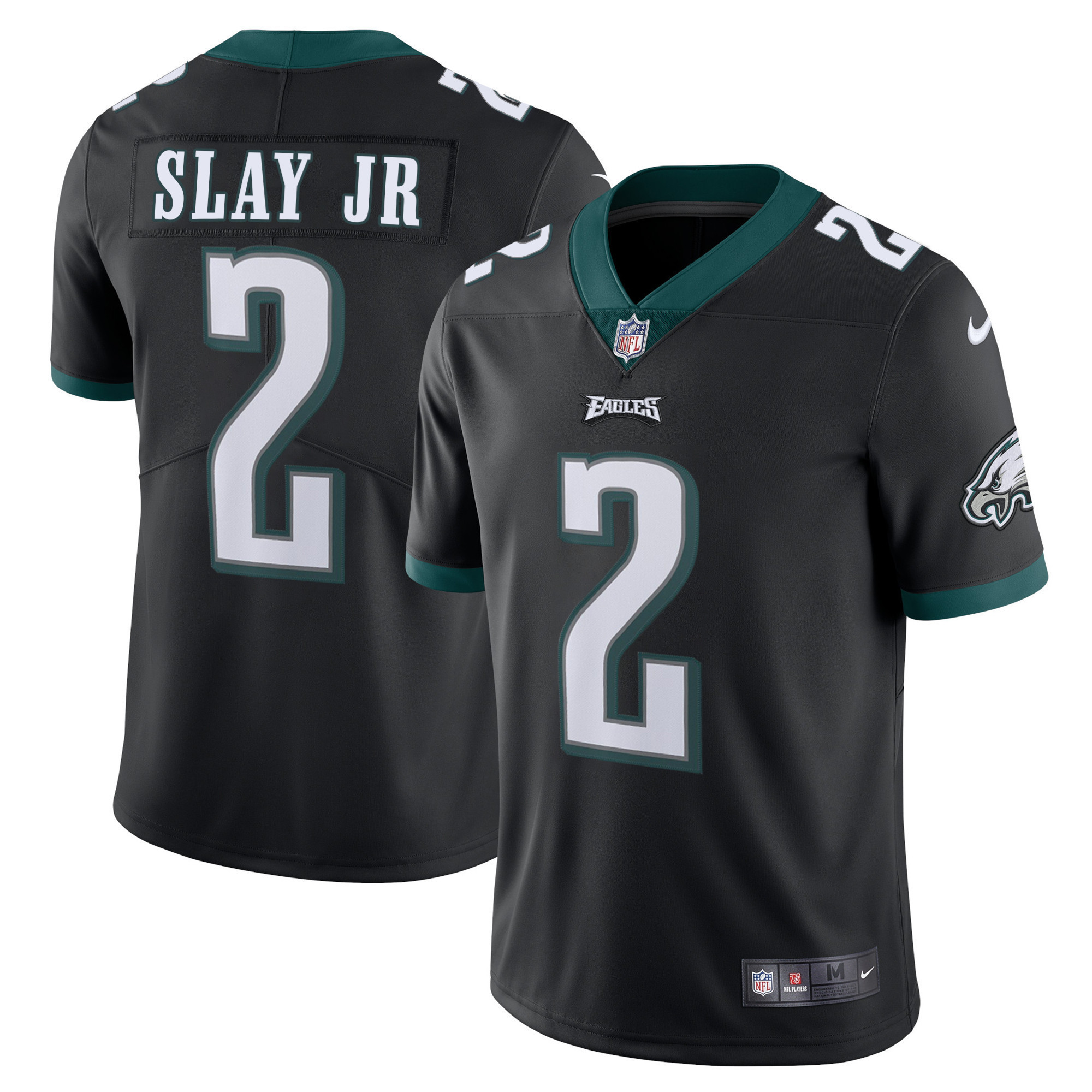 Darius Slay Jr Philadelphia Eagles Vapor Black Jersey - All Stitched