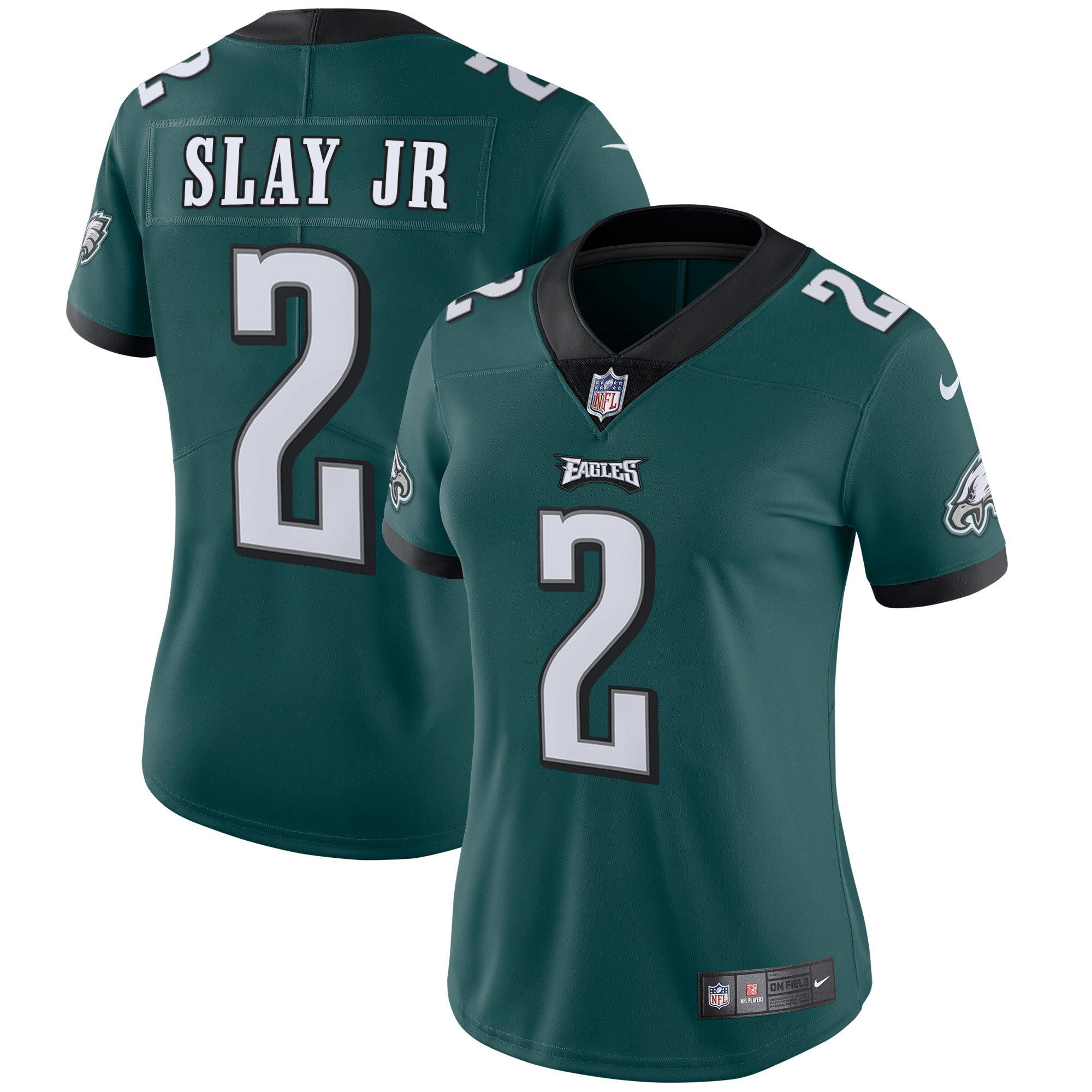 Darius Slay Jr Philadelphia Eagles Vapor Midnight Green Jersey - All Stitched
