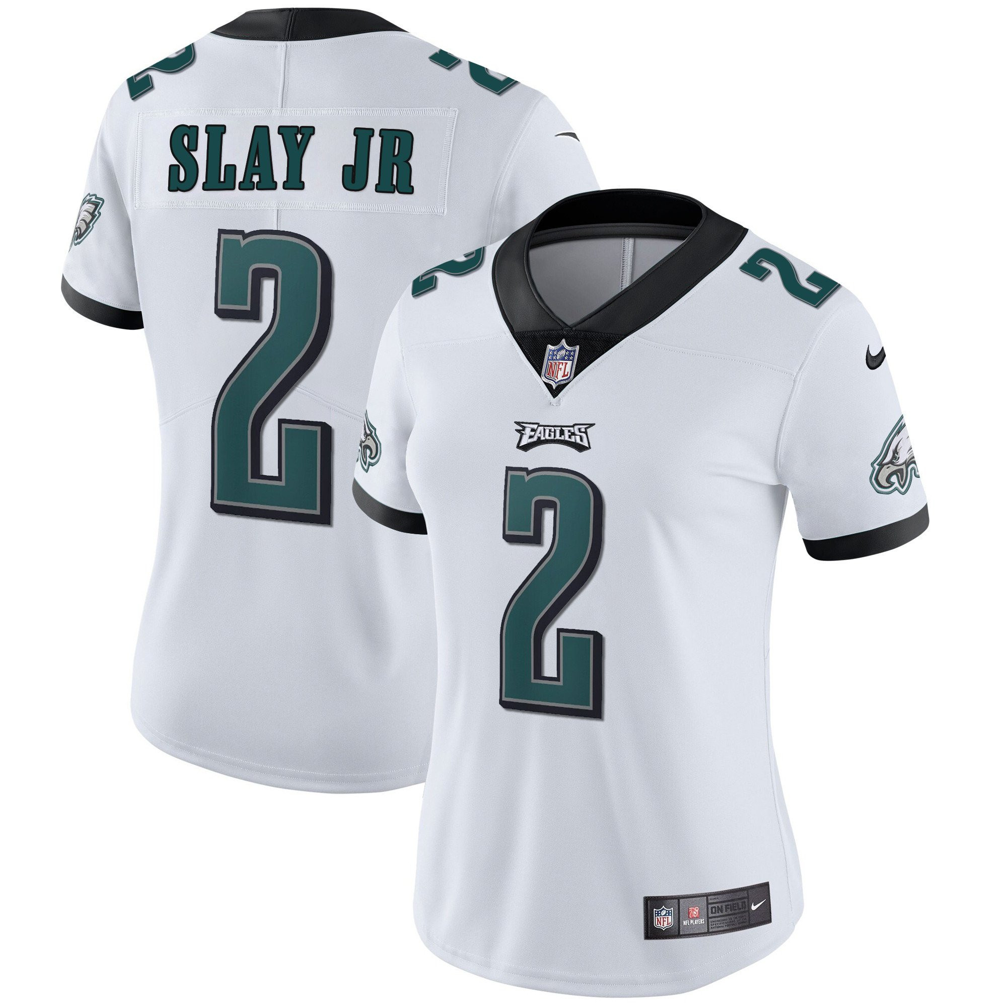 Darius Slay Jr Philadelphia Eagles Vapor White Jersey - All Stitched