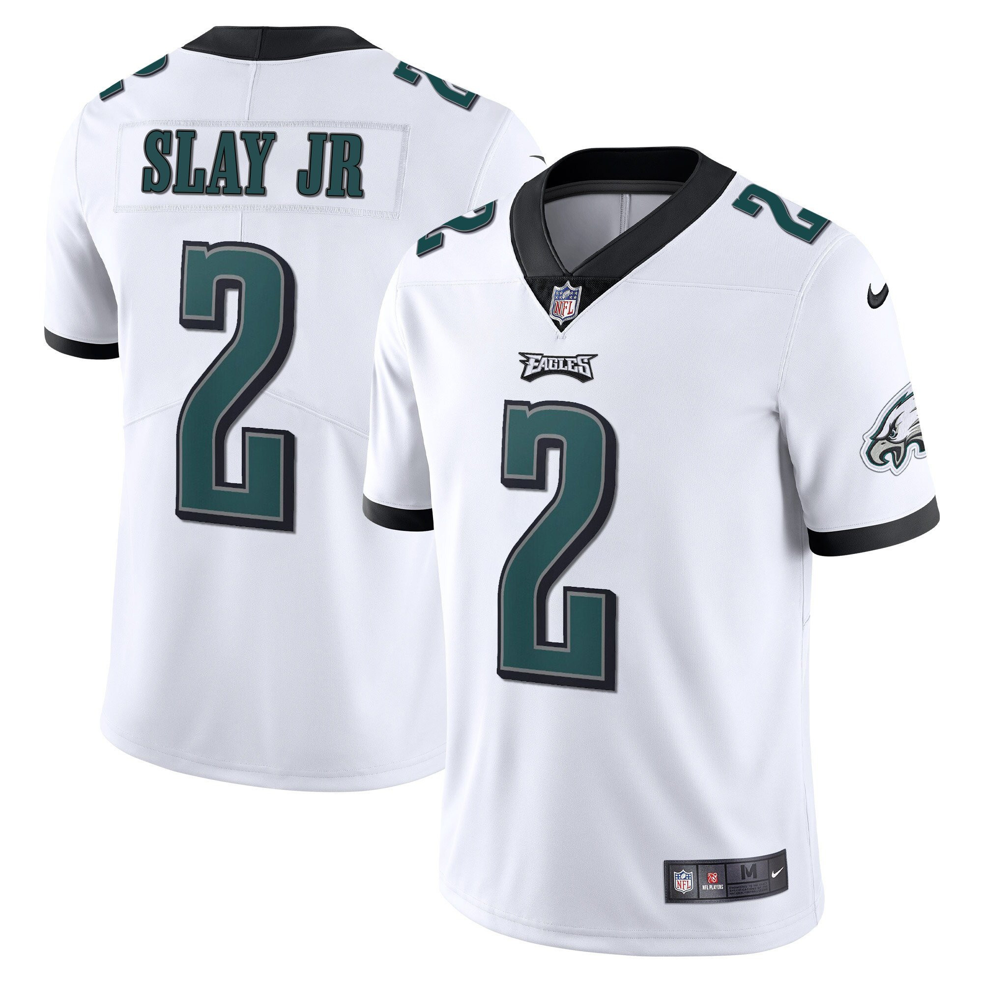 Darius Slay Jr Philadelphia Eagles Vapor White Jersey - All Stitched