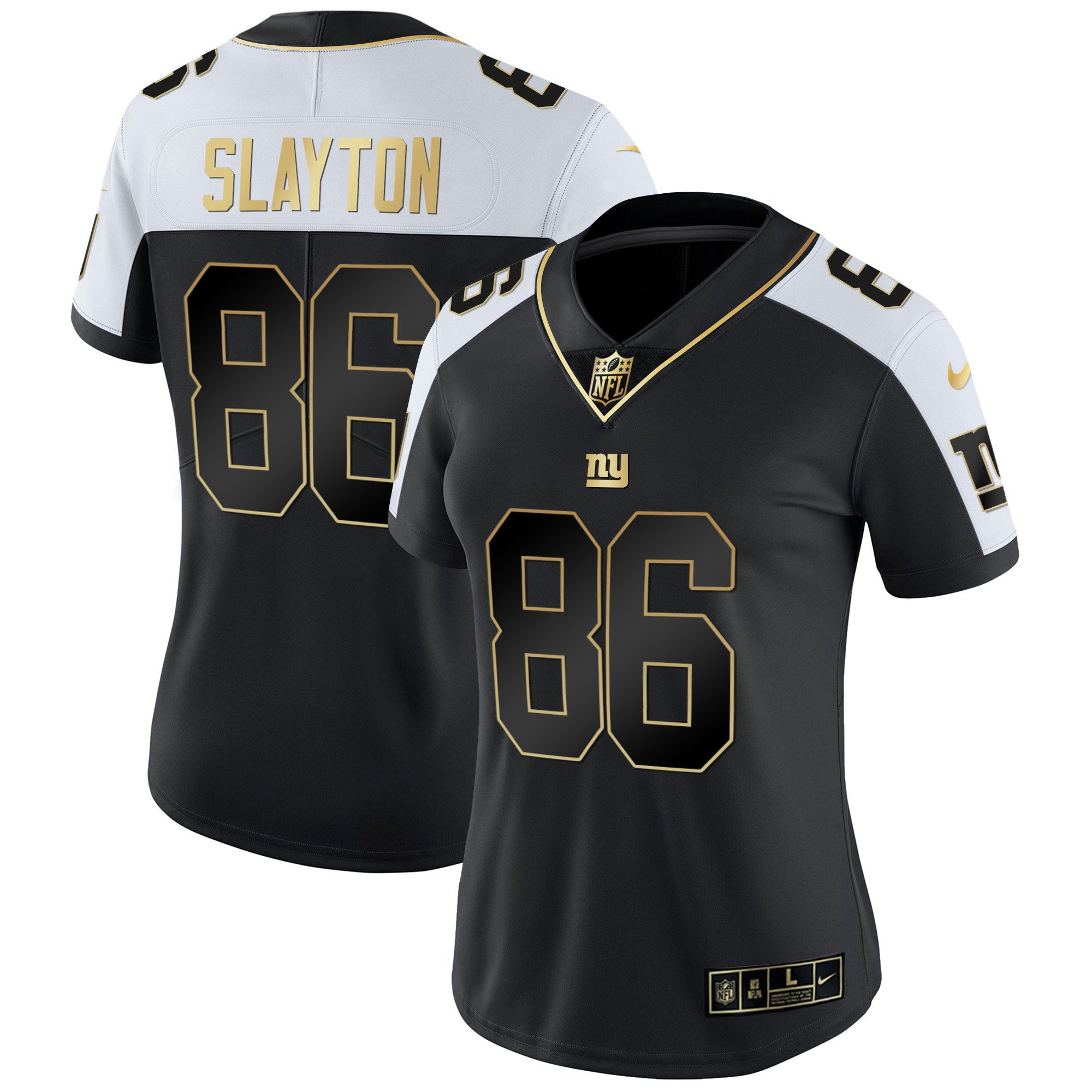 Darius Slayton Women's New York Giants Vapor Gold Alternate Jersey - All Stitched 