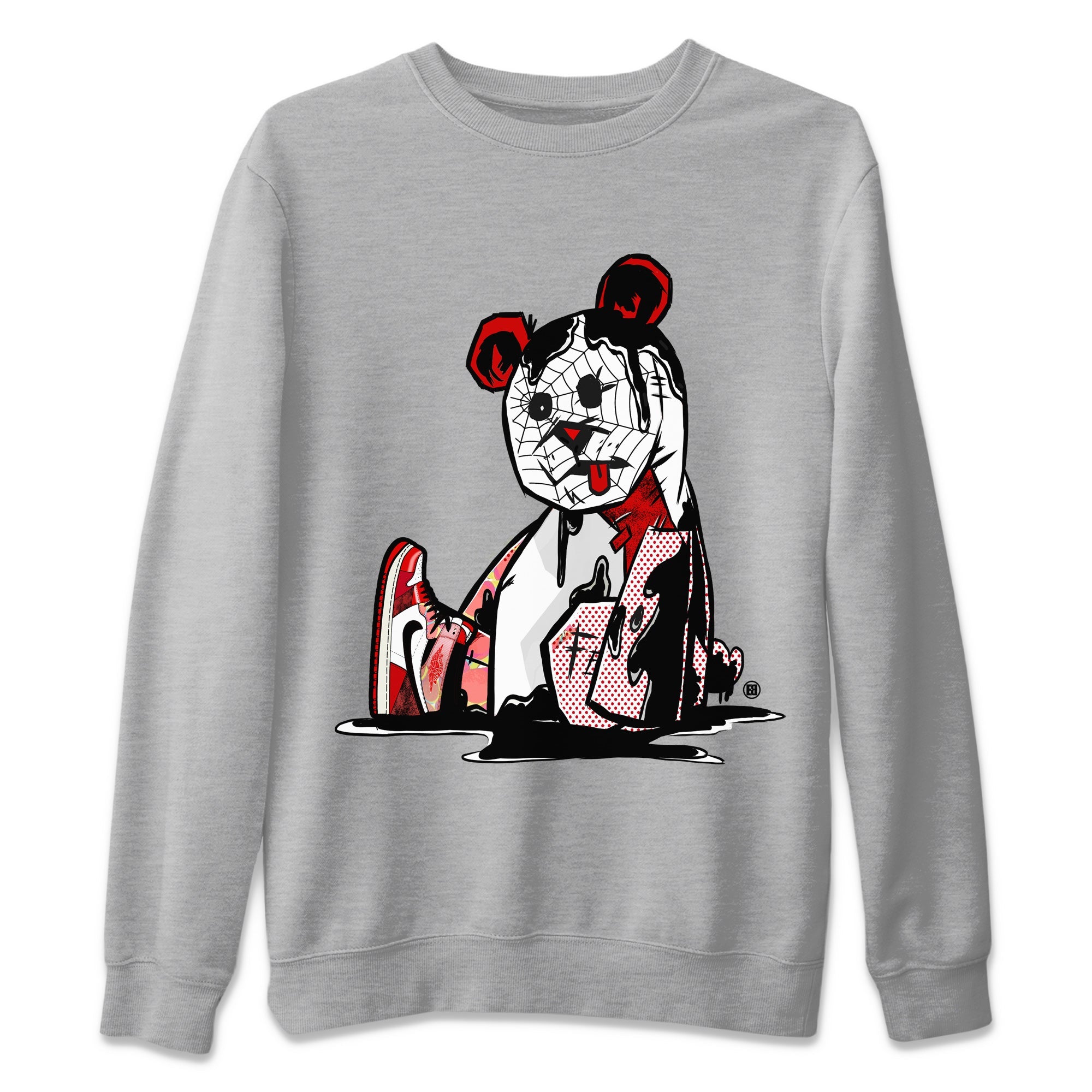 Dark Bear Unisex Sweater – Air Jordan 1 Spider Man, Sneakers Matching Sweater