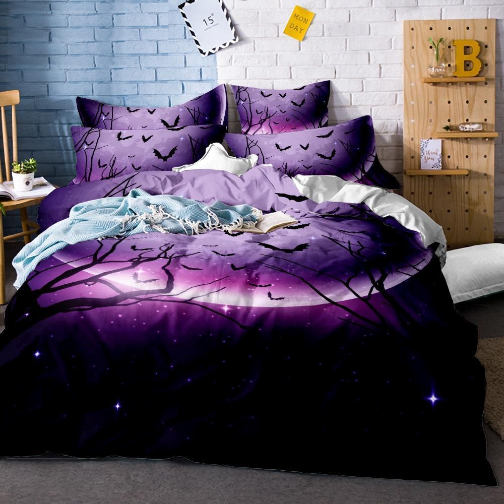 Dark Moonlight Gothic Duvet Cover Bedding Set