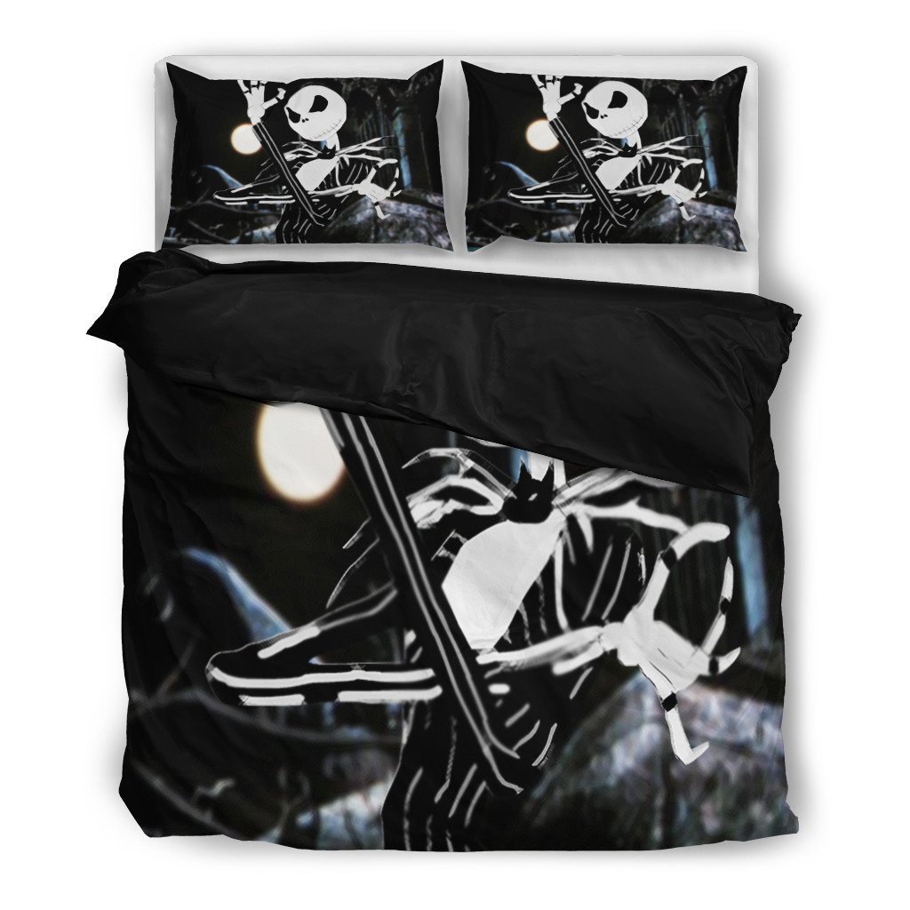 Dark Night Power Of Jack !!! Jack Skellington Duvet Cover Bedding Set
