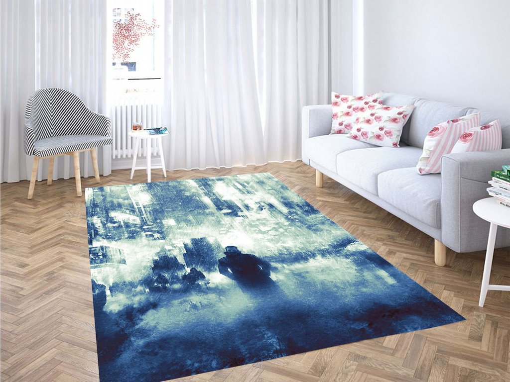 Dark Rain Blade Runner Living Room Modern Carpet Rectangle Rug