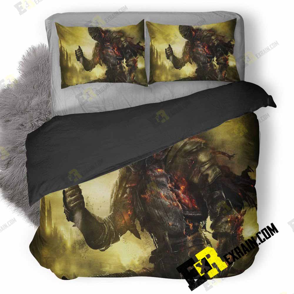 Dark Soul Game 3D Customized Duvet Cover Bedding Set