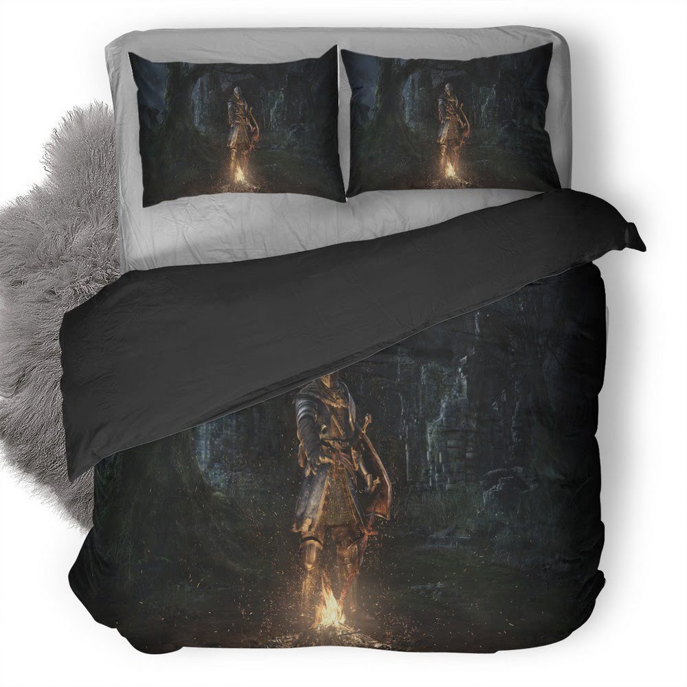 Dark Souls 3D Customized Duvet Cover Bedding Set