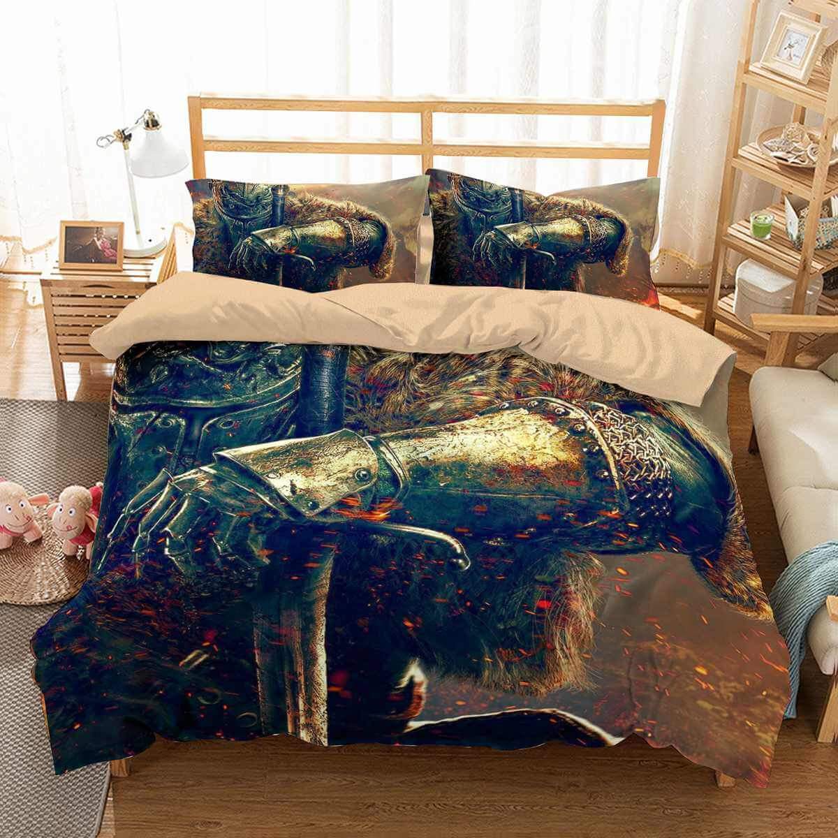 Dark Souls 3D Customized Duvet Cover Bedding Set