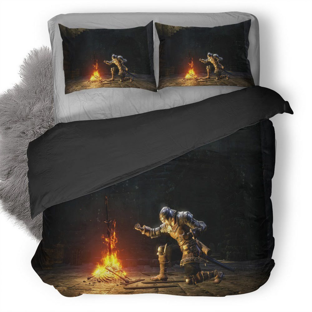 Dark Souls 3D Customized Duvet Cover Bedding Set