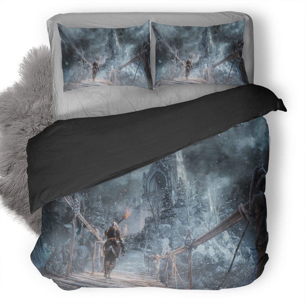 Dark Souls 3D Customized Duvet Cover Bedding Set