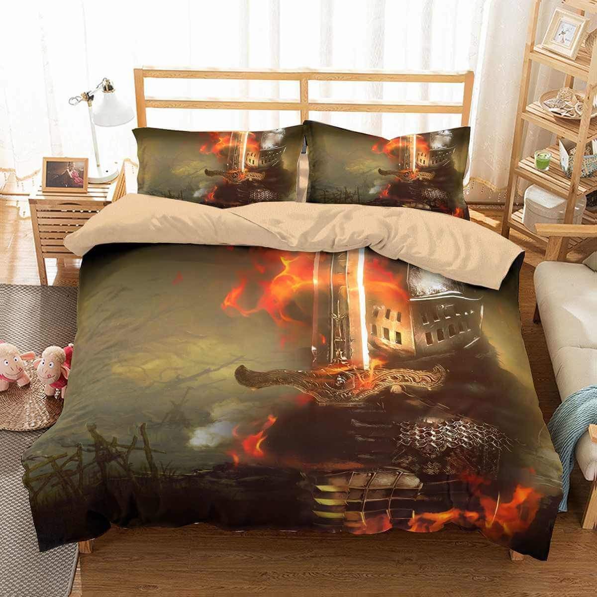 Dark Souls 3D Customized Duvet Cover Bedding Set