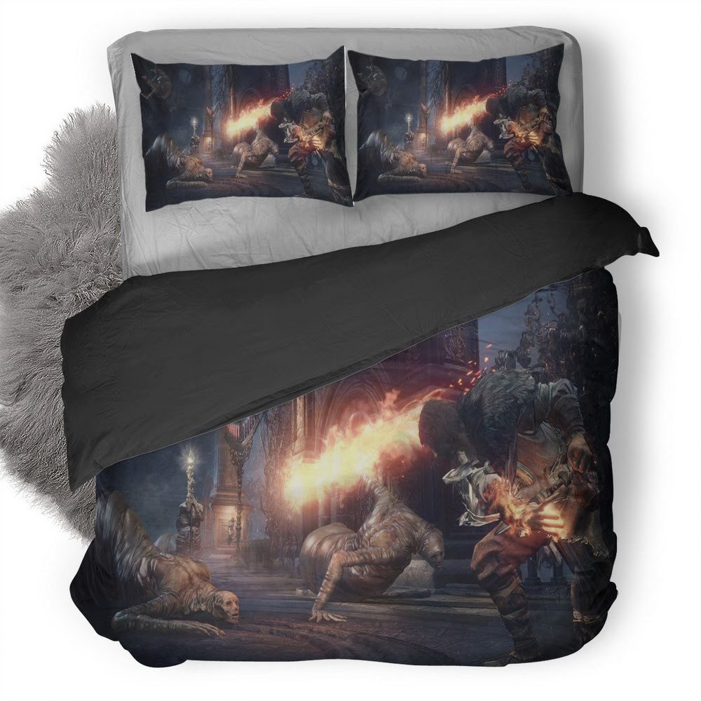 Dark Souls 3D Customized Duvet Cover Bedding Set
