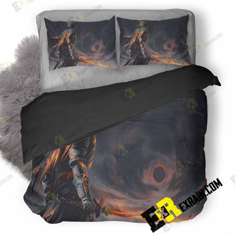 Dark Souls Artwork Pic 3D Customized Duvet Cover Bedding Set