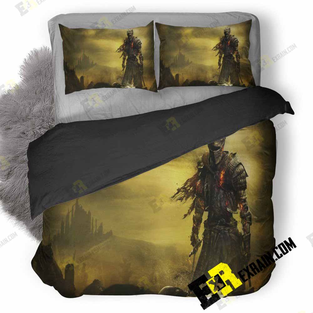 Dark Souls Cinder Hd 3D Customized Duvet Cover Bedding Set