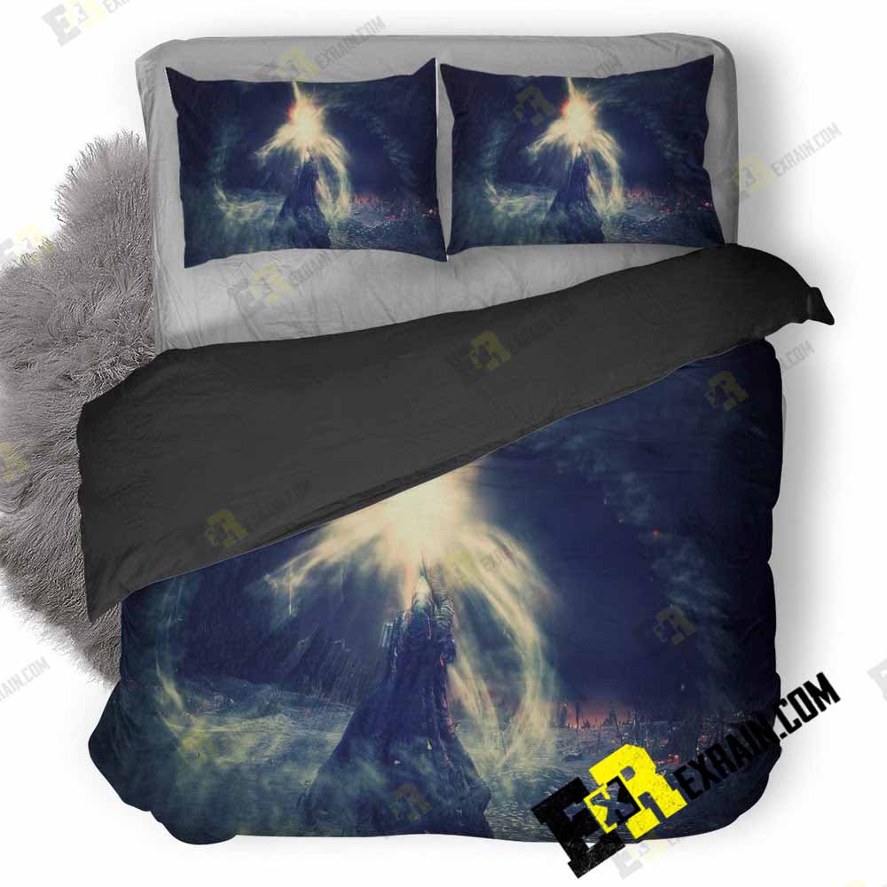 Dark Souls Game Pic 3D Customized Duvet Cover Bedding Set