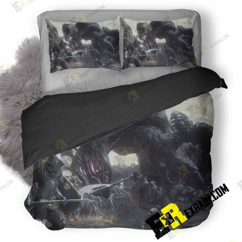 Dark Souls Monster 3D Customized Duvet Cover Bedding Set