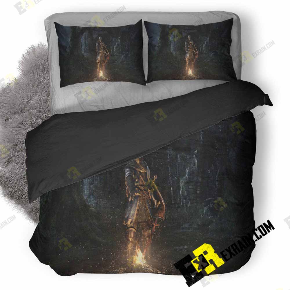 Dark Souls Remastered Key Art P6 3D Customized Duvet Cover Bedding Set
