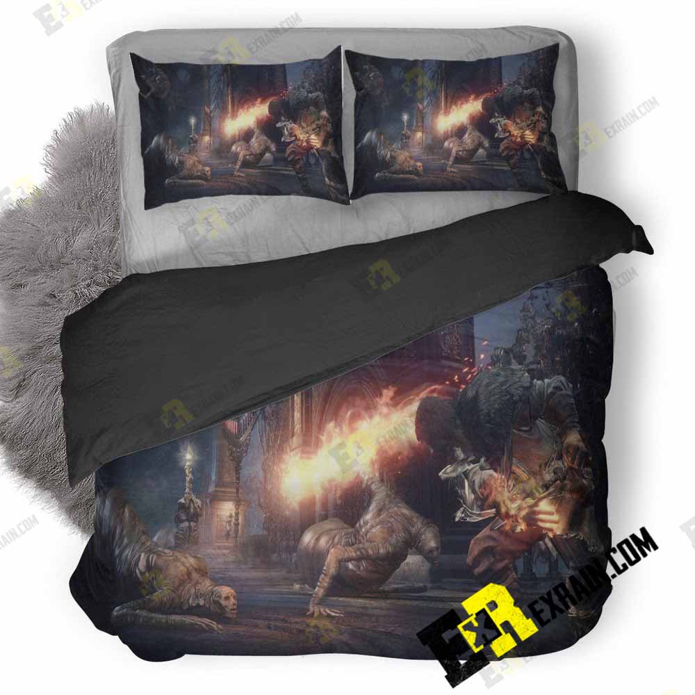 Dark Souls Video Game 3D Customized Duvet Cover Bedding Set