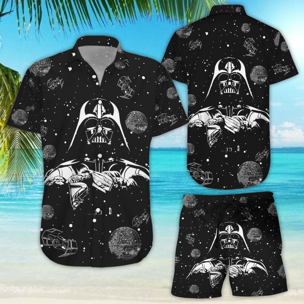 Dark Vader Galaxy Star Wars Hawaii Shirt