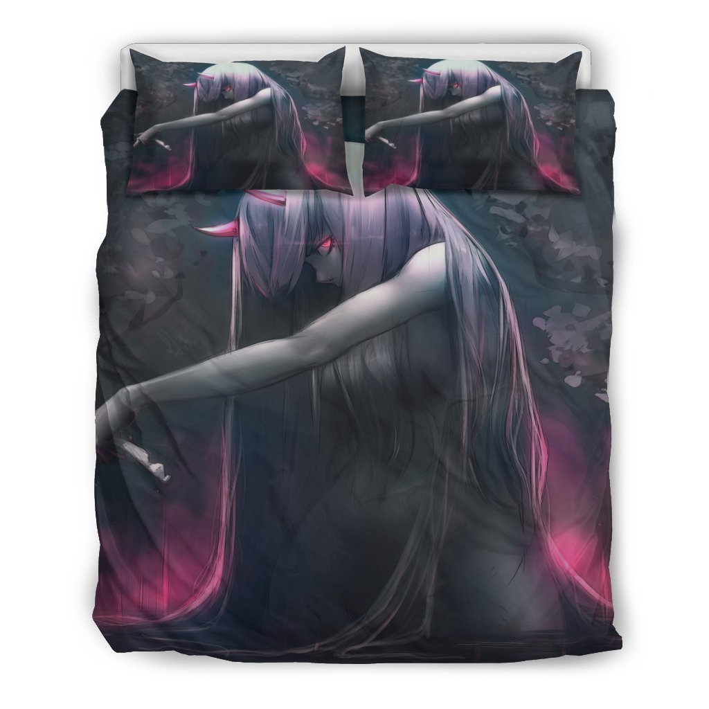 Dark Zero Two Darling In The Franxx Duvet Cover Bedding Set