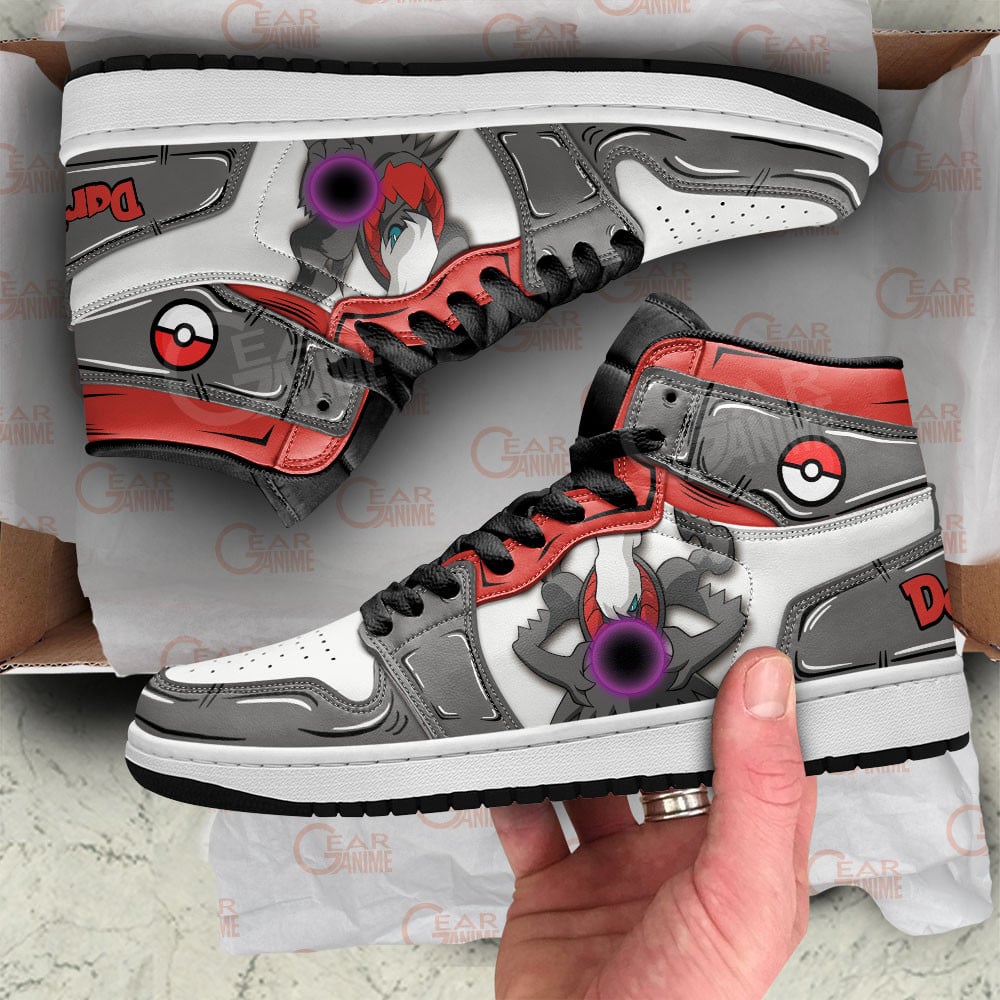 Darkrai JD1s Sneakers Pokemon Anime Shoes, Air Jordan Hightop