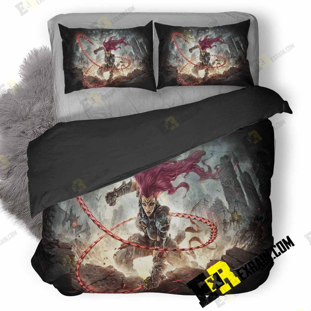 Darksiders Iii Fury Sd 3D Customized Duvet Cover Bedding Set