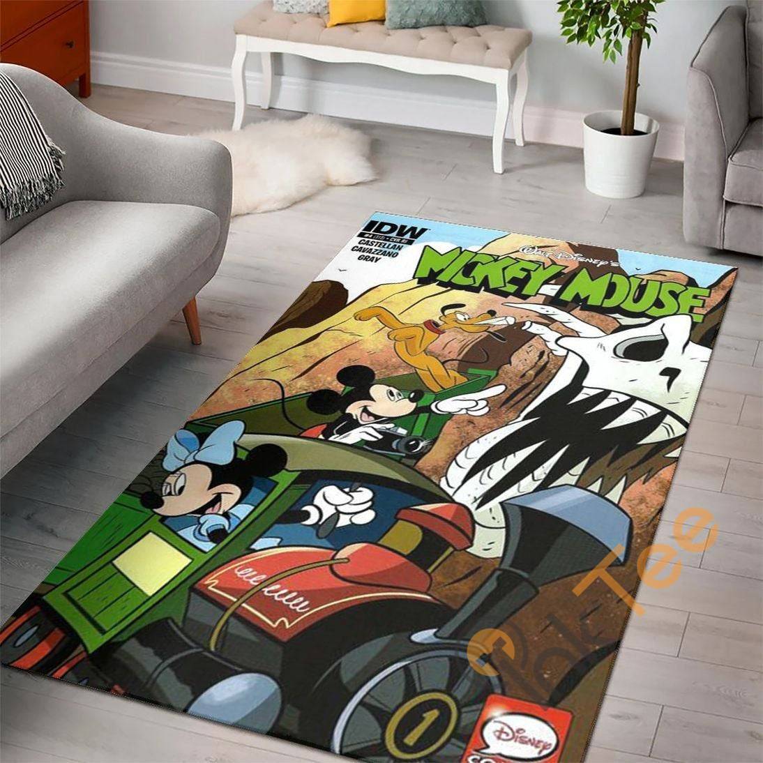 Darkwing Duck Disney Mickey Hugs Minnie I Love You To Lover Movies Rectangle Rug
