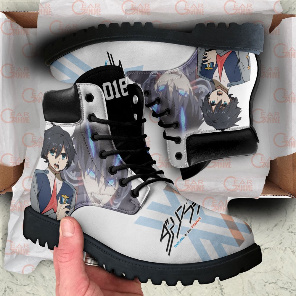 Darling In The Franxx Hiro Boots Anime Custom Shoes