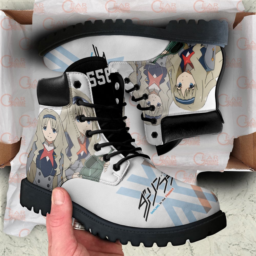 Darling In The Franxx Kokoro Boots Anime Custom Shoes