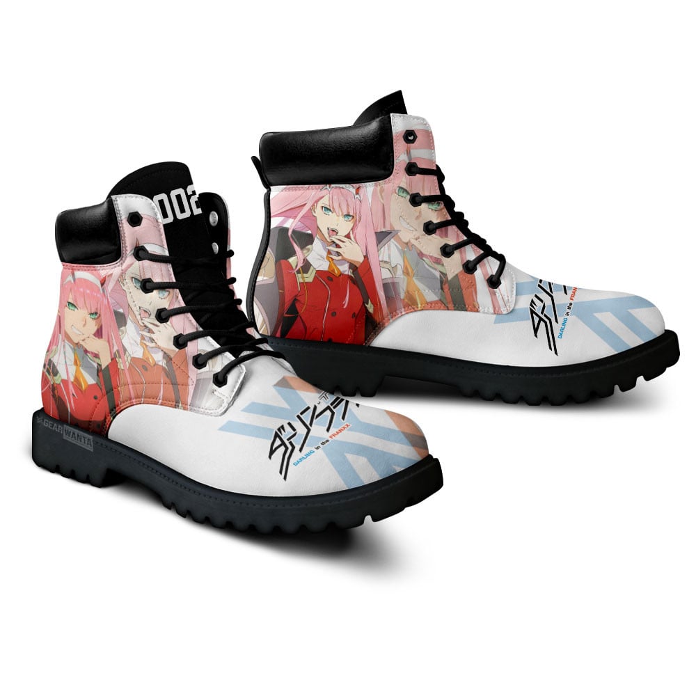 Darling In The Franxx Zero Two Boots Anime Custom Shoes