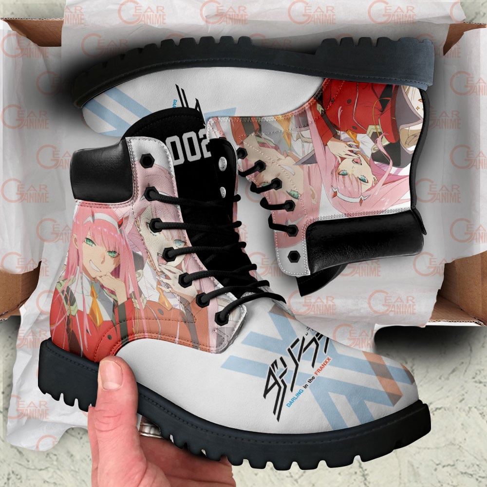 Darling In The Franxx Zero Two Boots Anime Custom Shoes