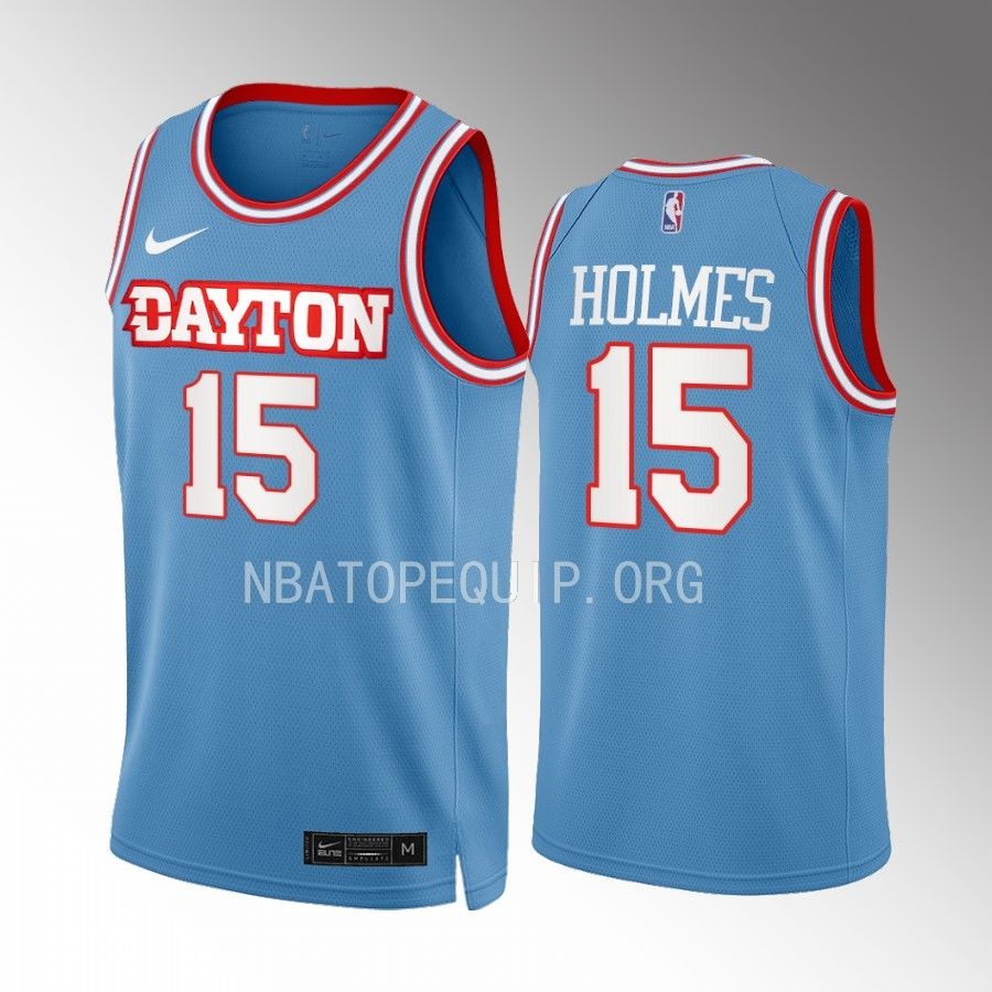 DaRon Holmes Dayton Flyers Chapel Blue Jersey 2022-23 College Swingman