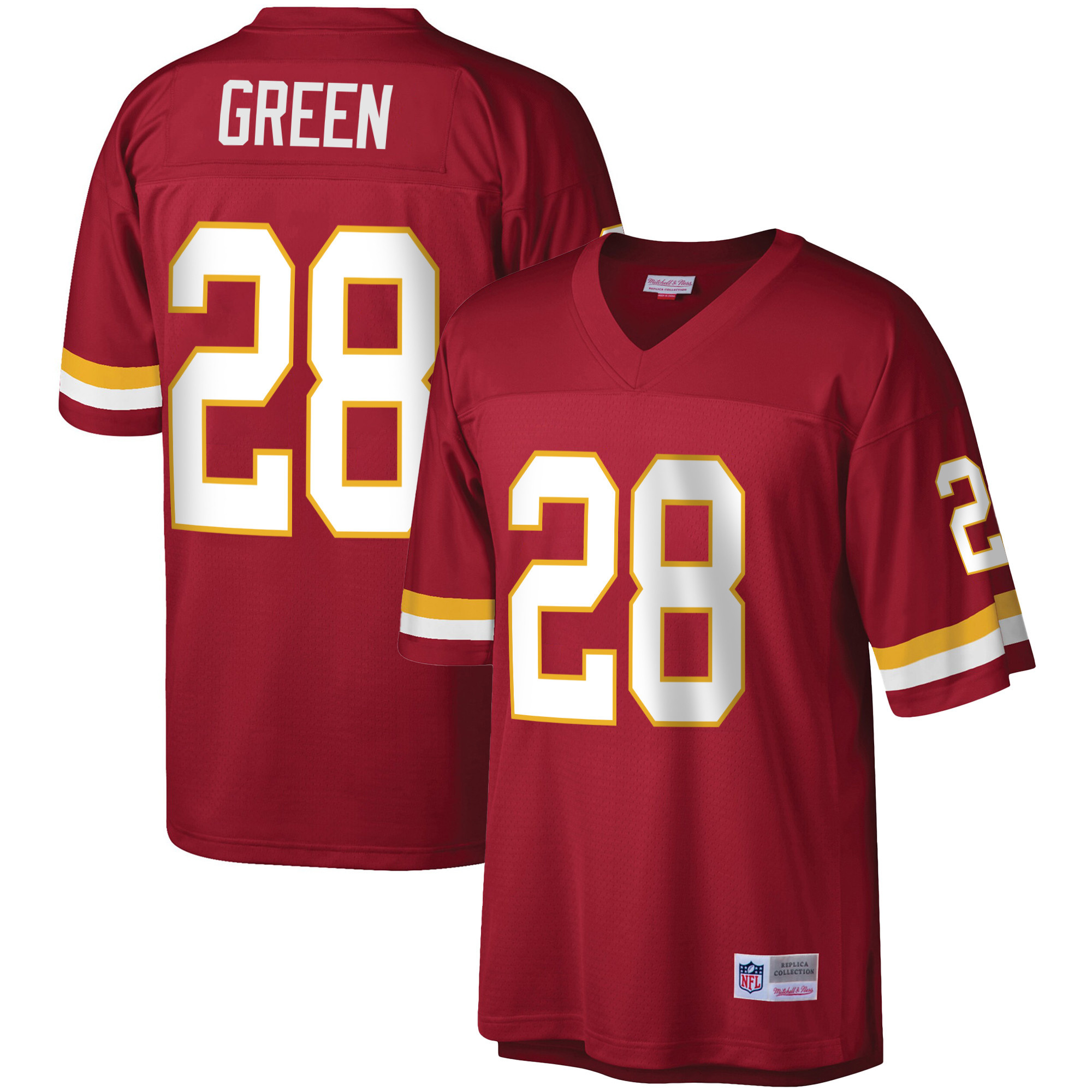 Darrell Green Men's Washington Commanders Big & Tall Legacy Burgundy Jersey - All Stitched 