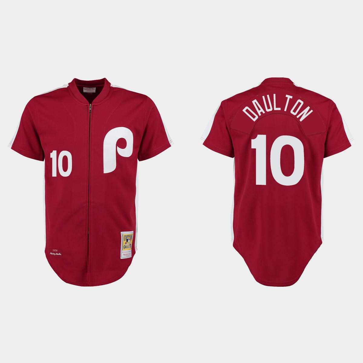 Darren Daulton Philadelphia Phillies 1979 Throwback Jersey - Maroon