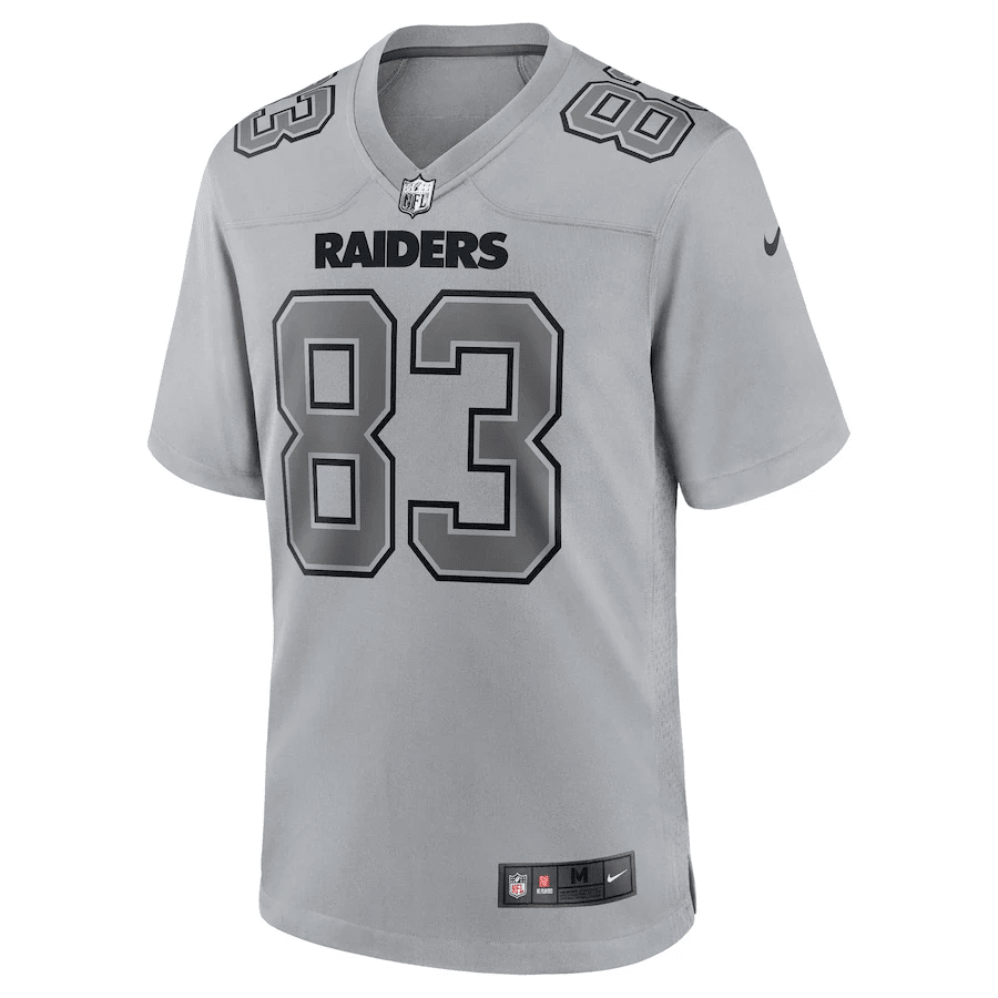 Darren Waller 83 Las Vegas Raiders Men Atmosphere Fashion Game Stitched Jersey – Gray