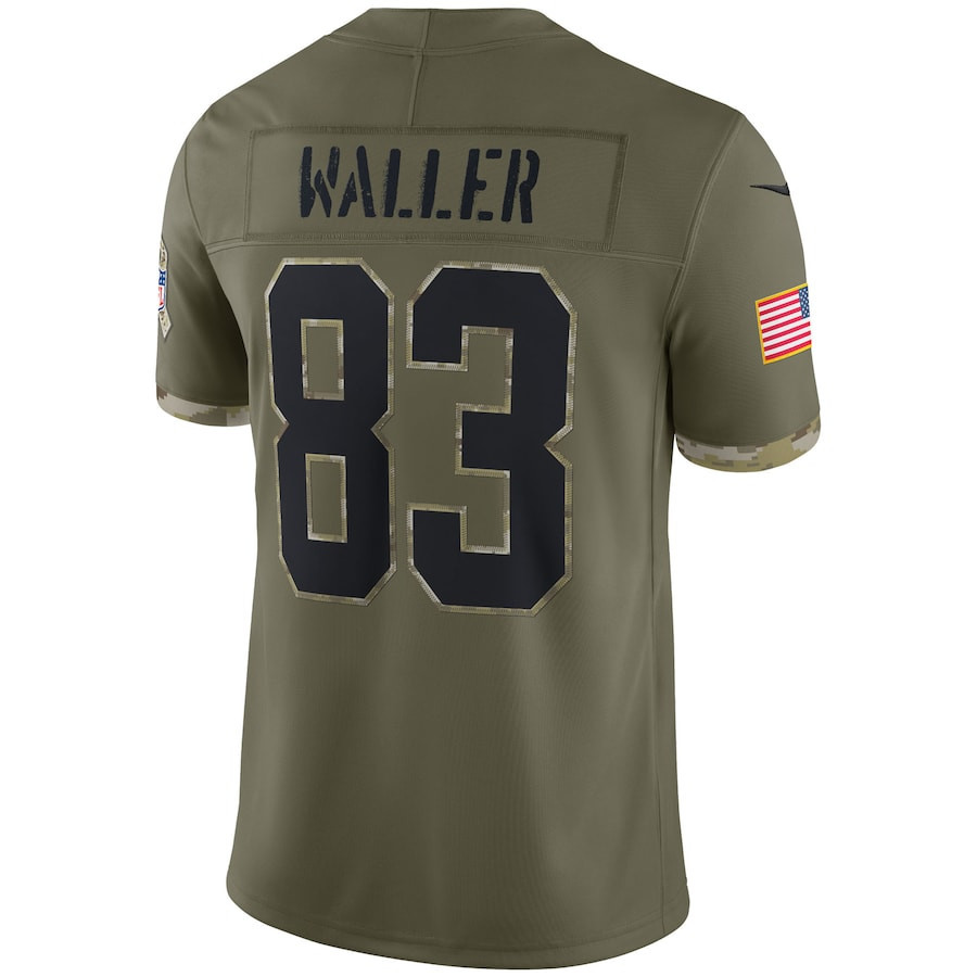 Darren Waller Las Vegas Raiders 2022 Salute To Service Limited Stitched Jersey – Olive