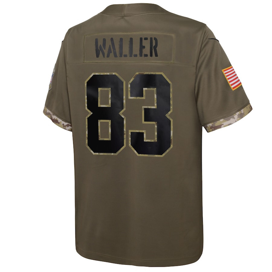 Darren Waller Las Vegas Raiders 2022 Salute To Service Player Limited Stitched Jersey – Olive