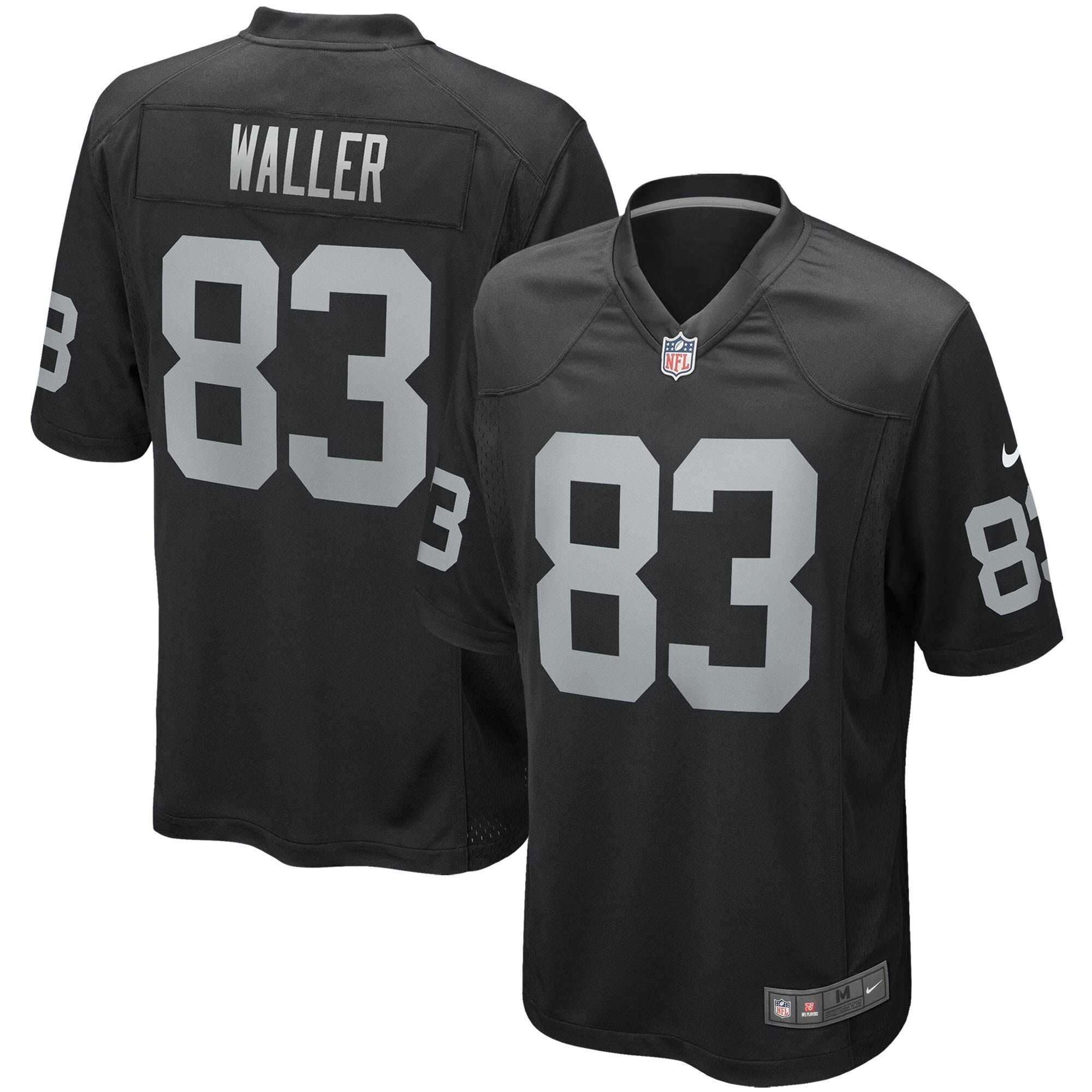Darren Waller Las Vegas Raiders Game - Black Jersey - All Stitched 