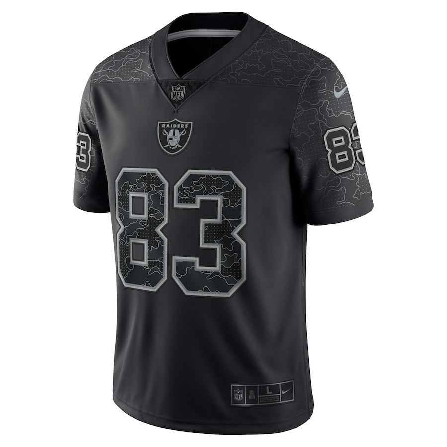 Darren Waller Las Vegas Raiders RFLCTV Limited Stitched Jersey – Black