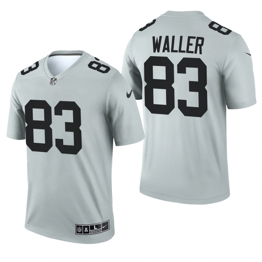 Darren Waller Las Vegas Raiders Silver Jersey Inverted Legend – Men’s