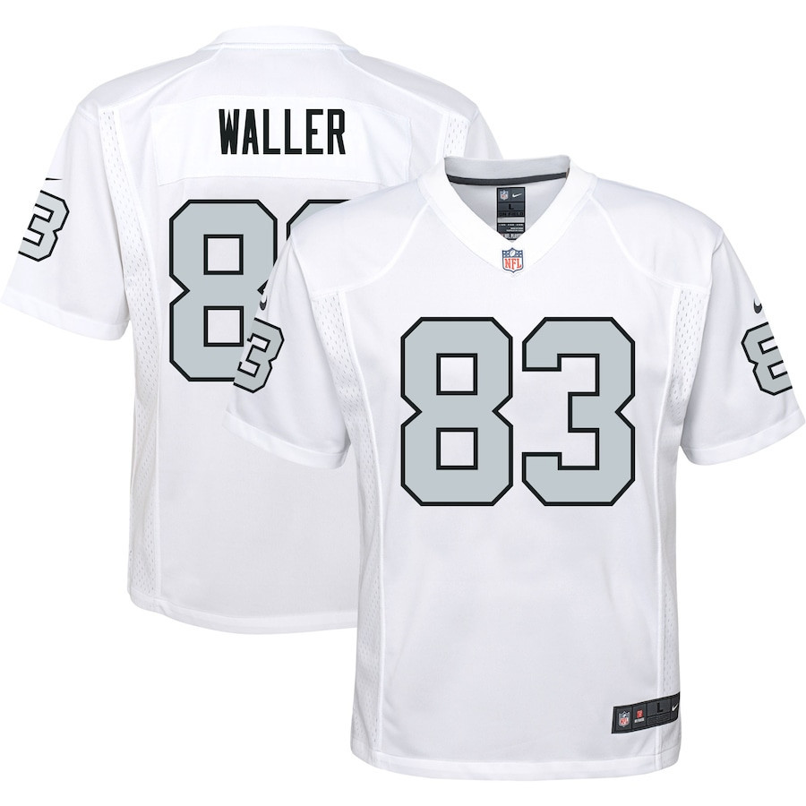 Darren Waller Las Vegas Raiders Youth Alternate Game Stitched Jersey – White