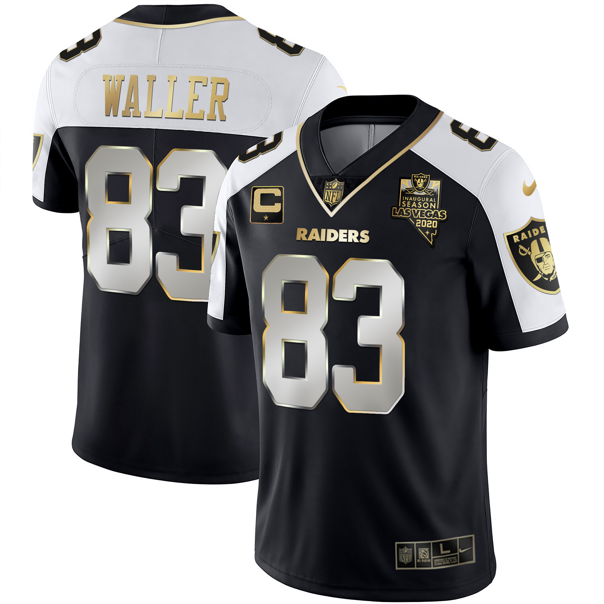 Darren Waller Men's Las Vegas Raiders Vapor Gold Alternate Limied Jersey - All Stitched 